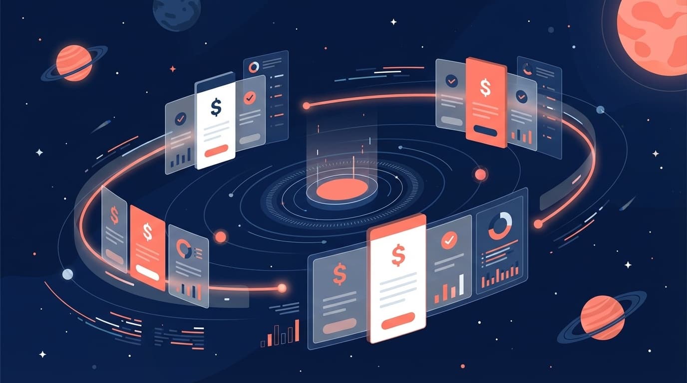 ChatGPTの料金プラン(Free・Go・Plus・Pro)を比較するイメージイラスト