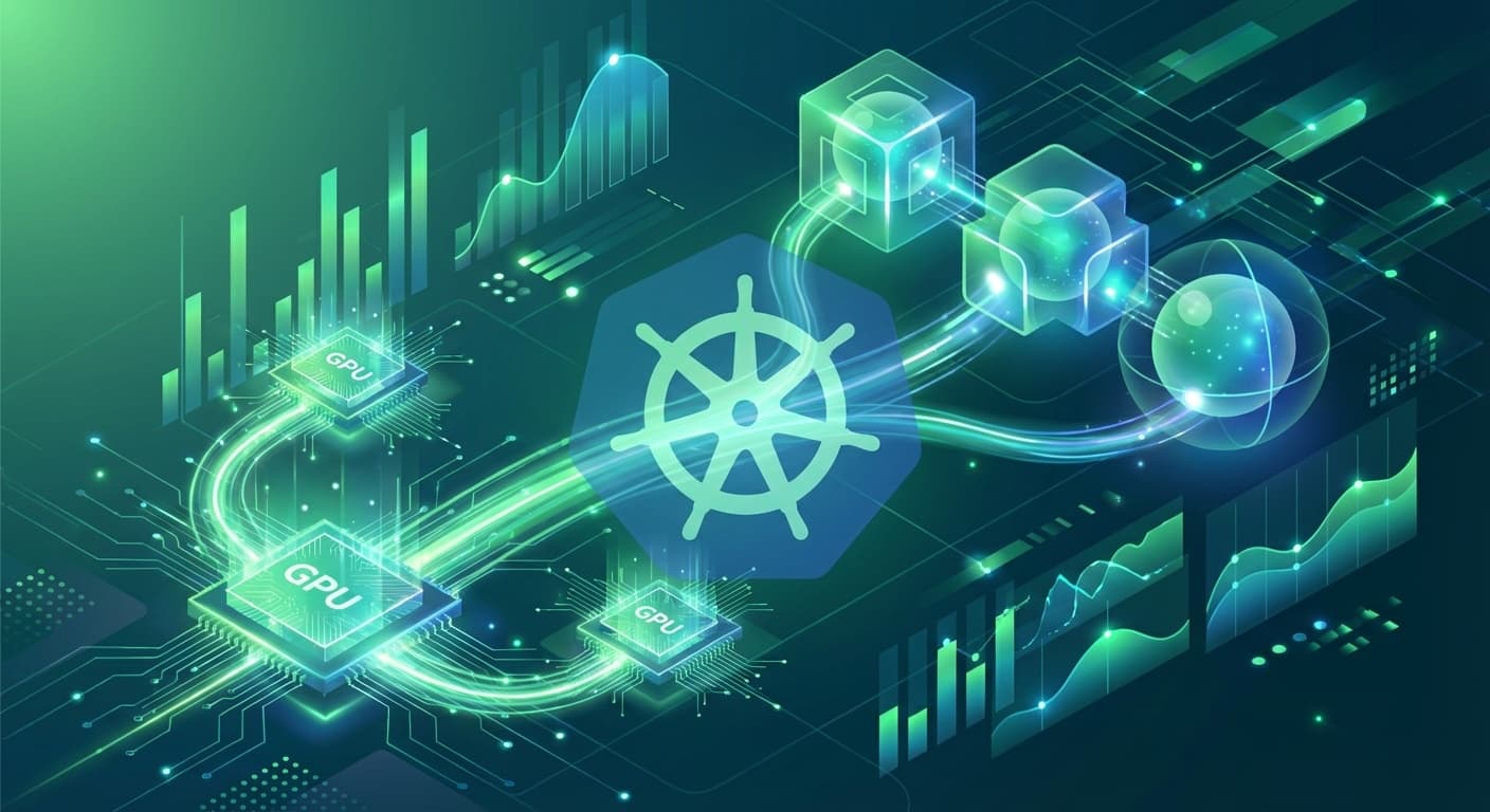 KubernetesのGPUリソース動的割り当てを示す概念図