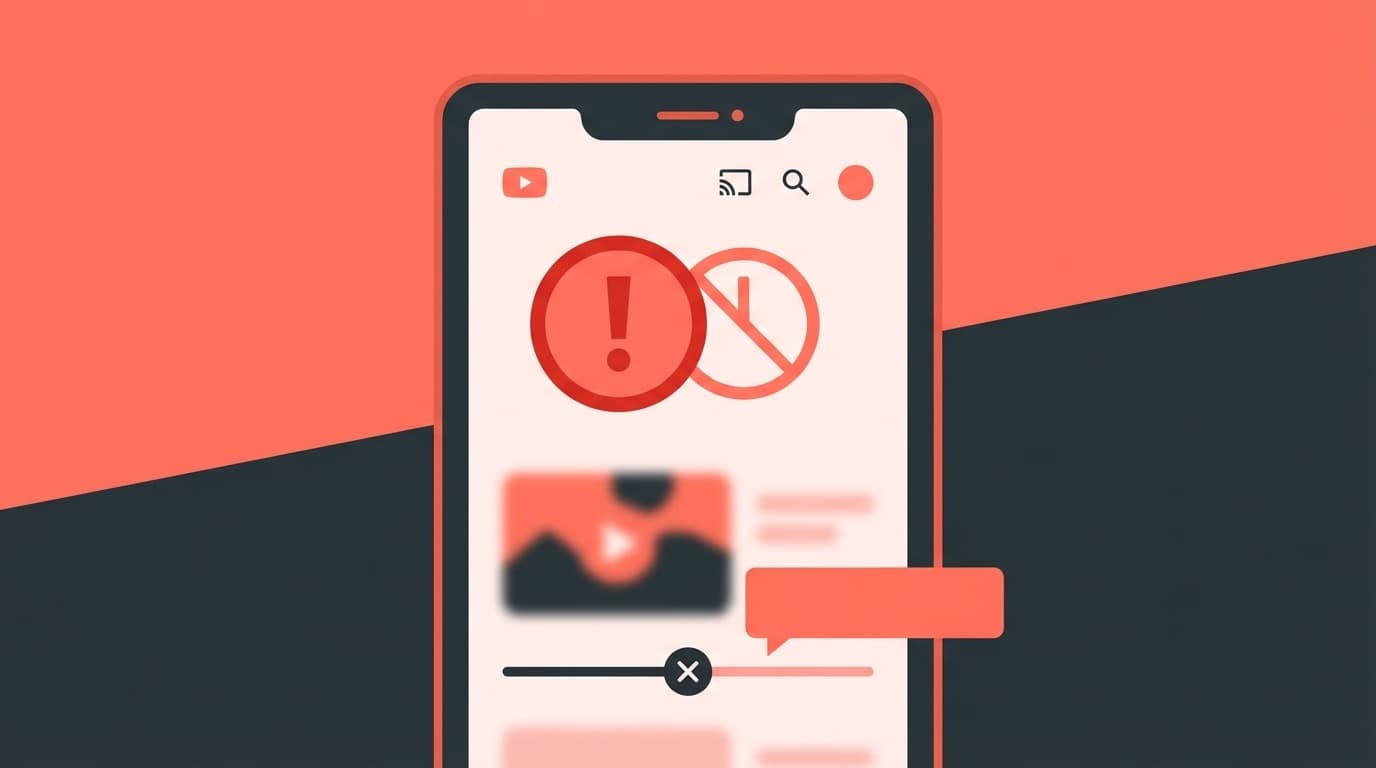 Netflixダウンロード動画の期限切れエラーを表示するスマートフォン画面のイラスト