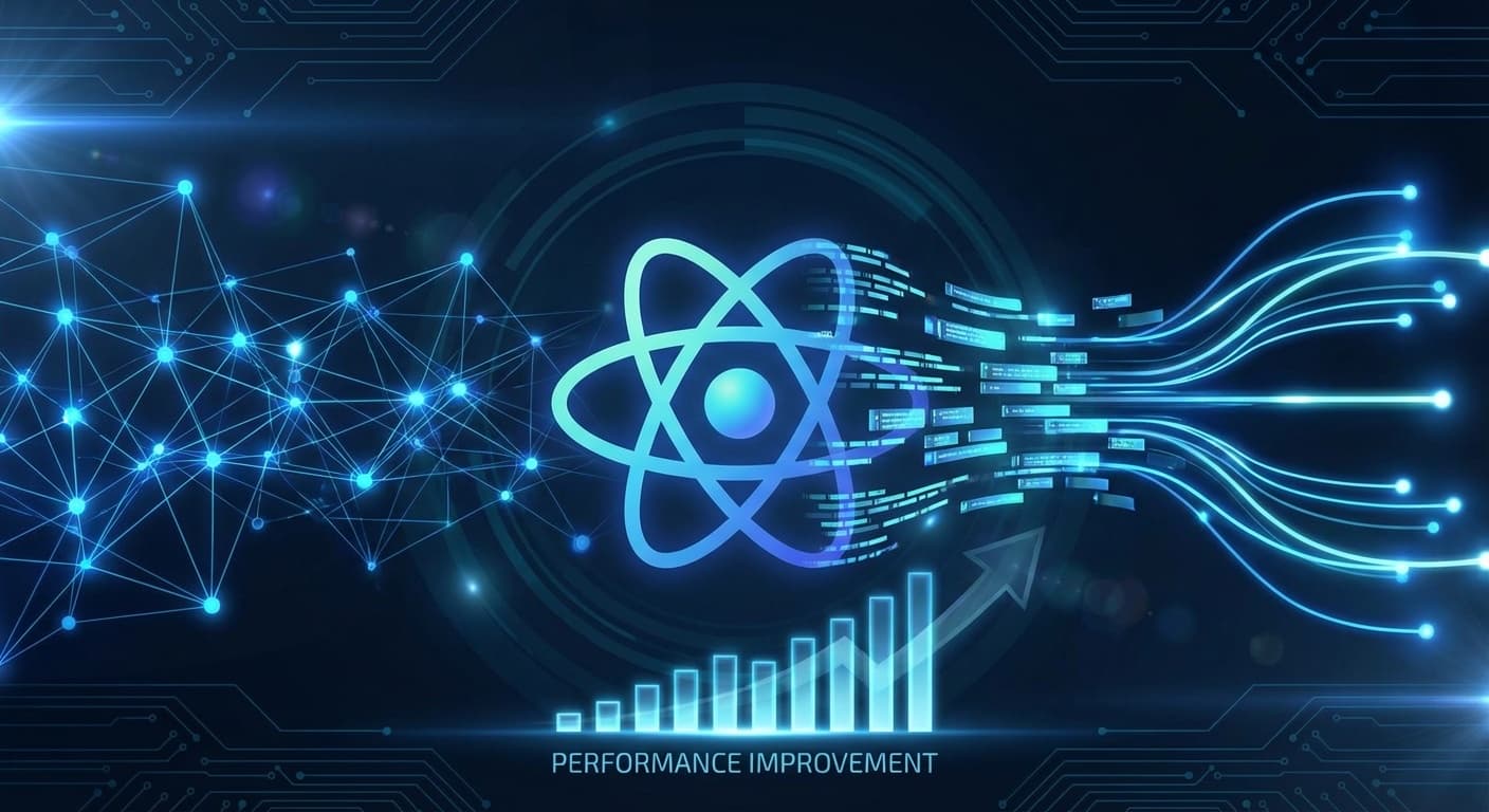 React Compilerによるパフォーマンス最適化の概念図