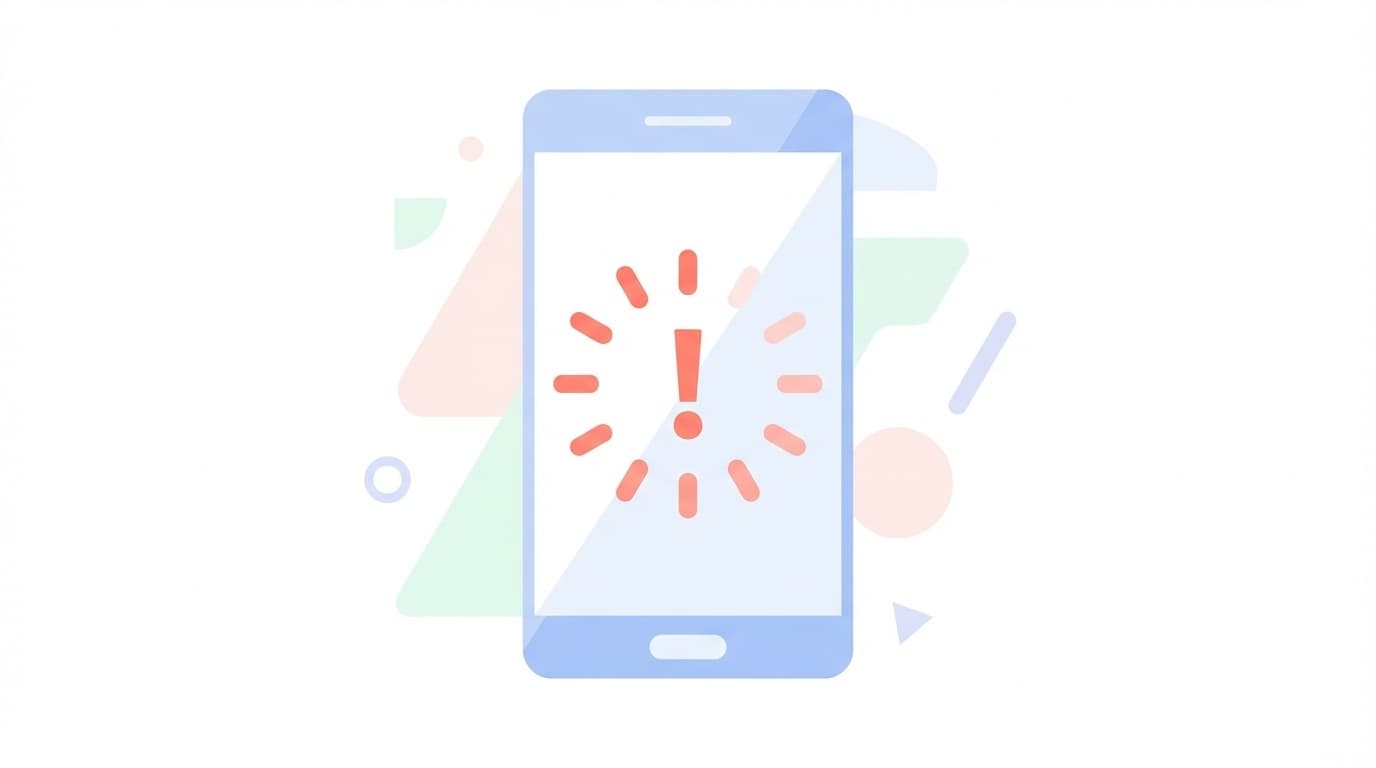 スマホが固まる・動作が重い時の対処法イメージ