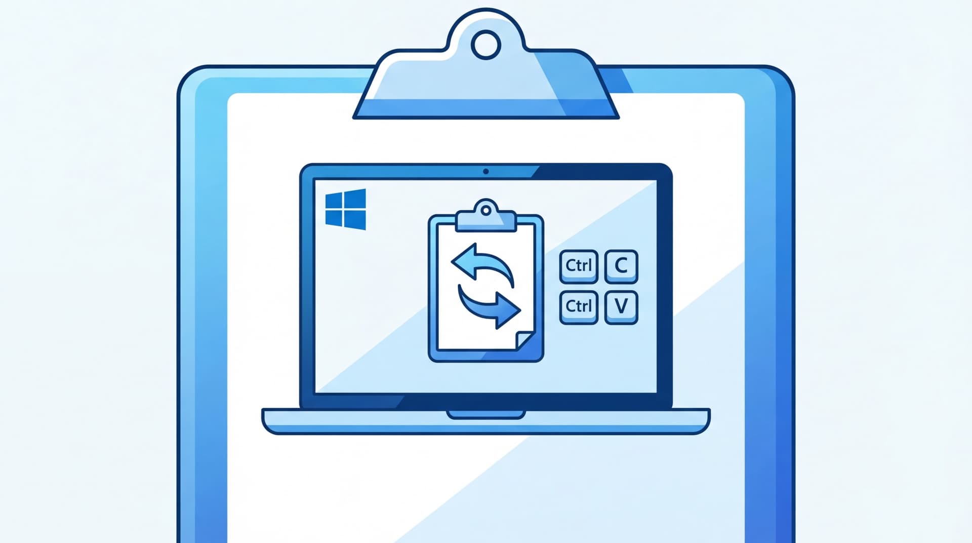 Windows 11でコピー&ペーストができないトラブルのイメージ画像