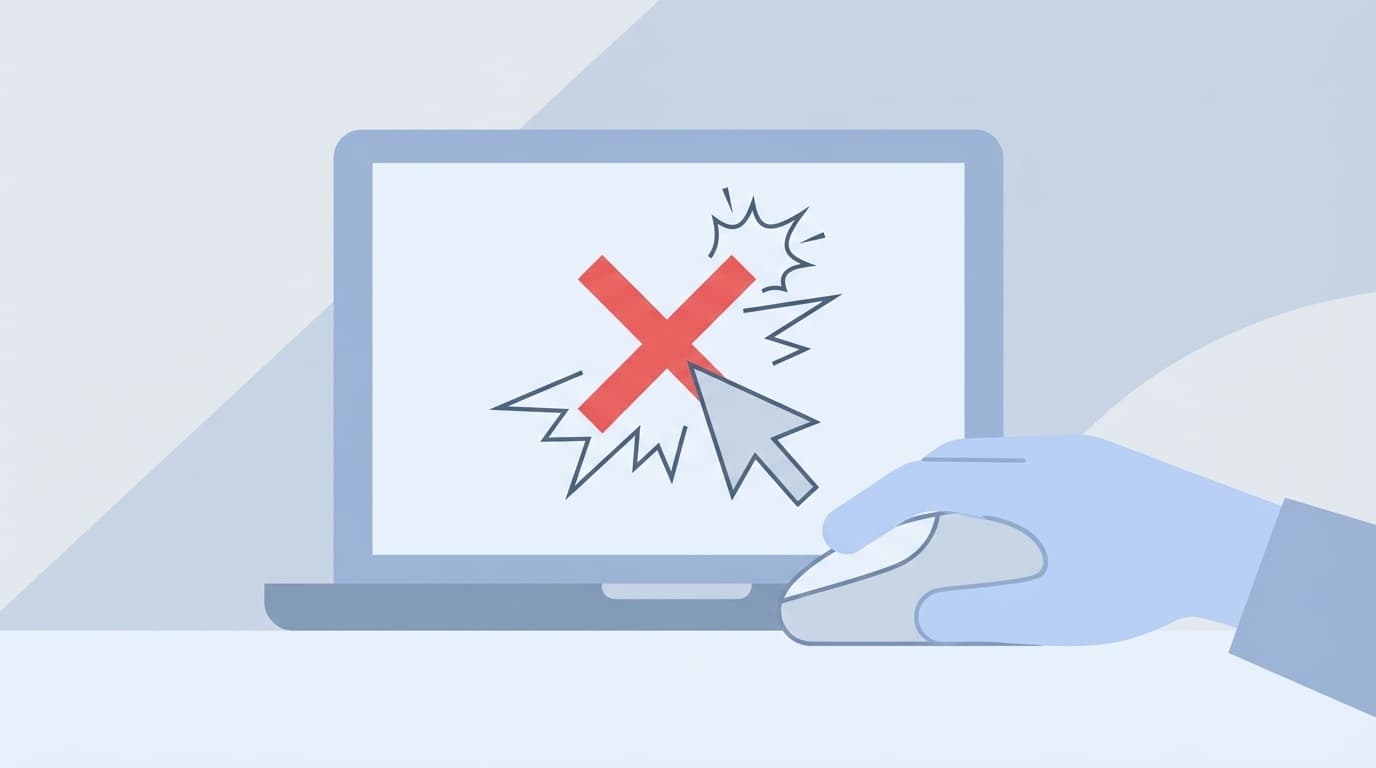 Windows 11でマウスのカーソルは動くのにクリックが反応しないトラブルのイメージ画像