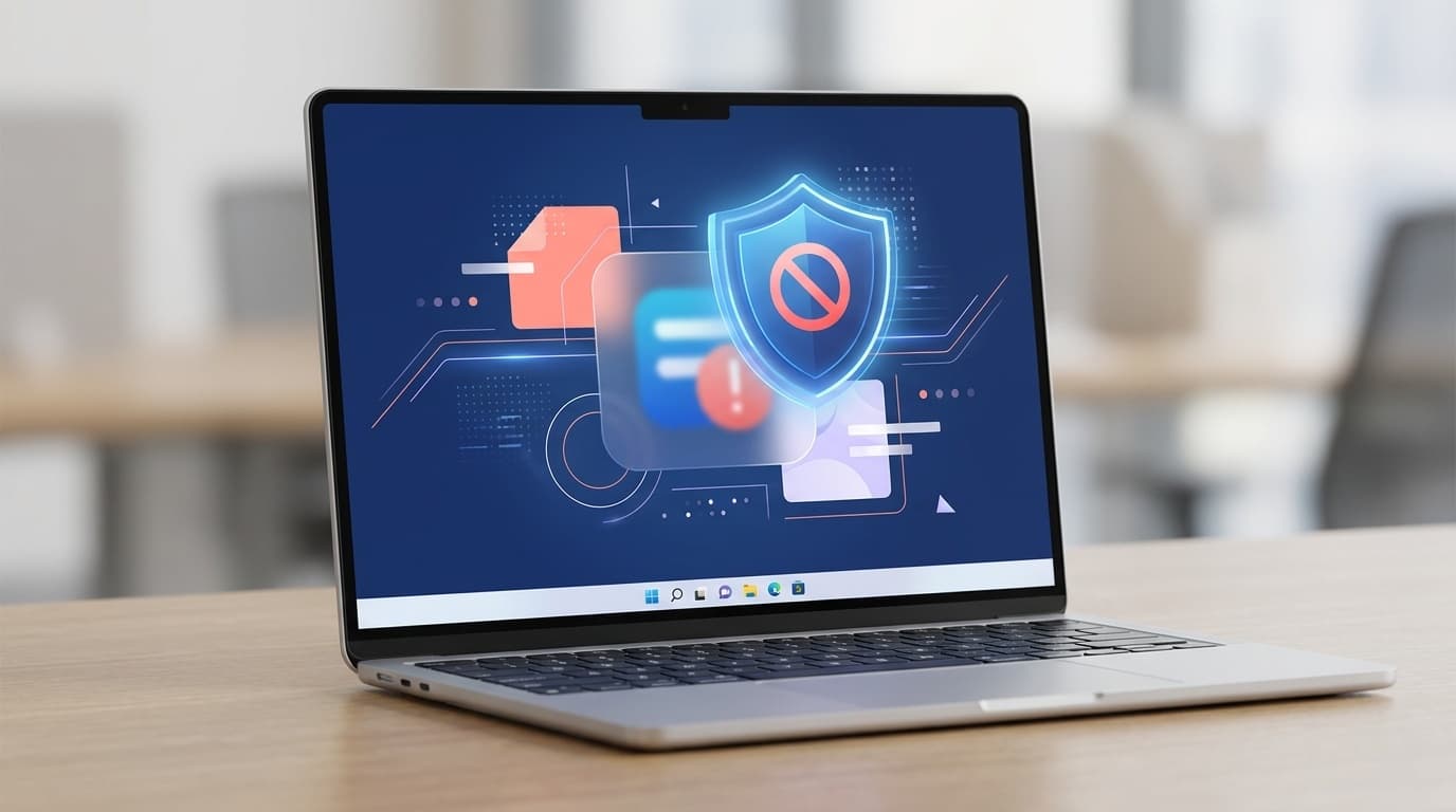 Windows 11のスマートアプリコントロールがアプリをブロックしているイメージ